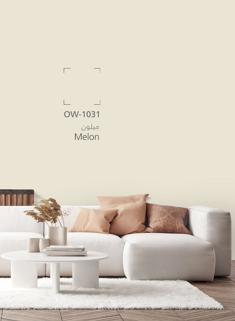 Jazeera Paints Green Interior Walls Paints Semi Gloss (color :Melon) 3L - Image 3