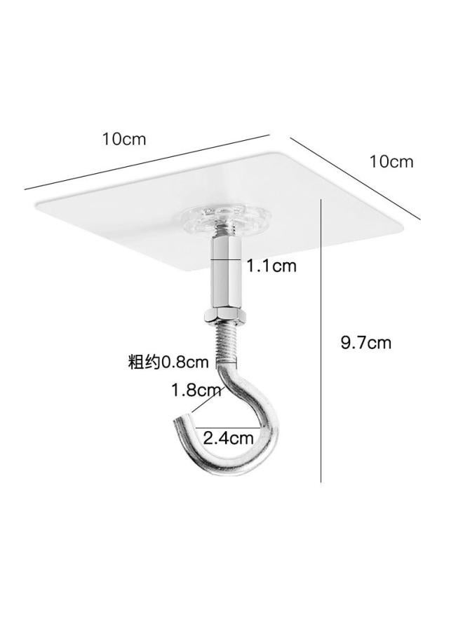 Non-perforated Seamless Ceiling Hook Small Lantern Balloon Ceiling Fan Ceiling Strong Hook Clothes Kitchenware Storage Hook 