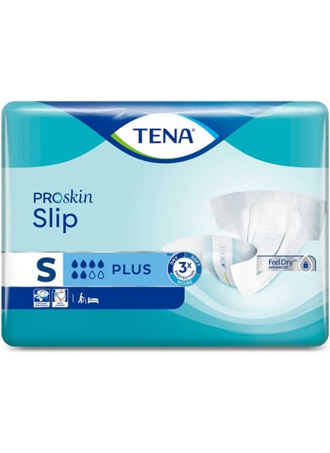 Tena - TENA Slip Plus, Incontinence Adult Diapers, Small, 30 Pieces - Image 1