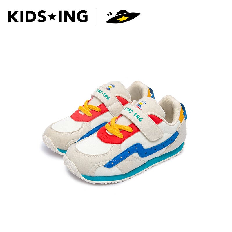 JD Jing Zao Kids.ing Children's Sports Shoes, Spring And Autumn, for Boys And Girls, Toddlers, Breathable Soft Sole, Non-Slip Baby Shoes, Forrest Gump Shoes, Red And Blue, Size 29 - Image 5