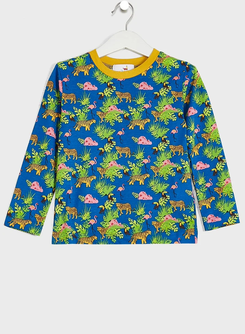 Pinata Boys All Over Printed T-Shirts And Pyjama Sets