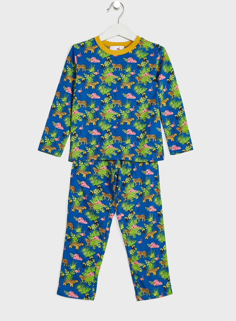 Pinata Boys All Over Printed T-Shirts And Pyjama Sets
