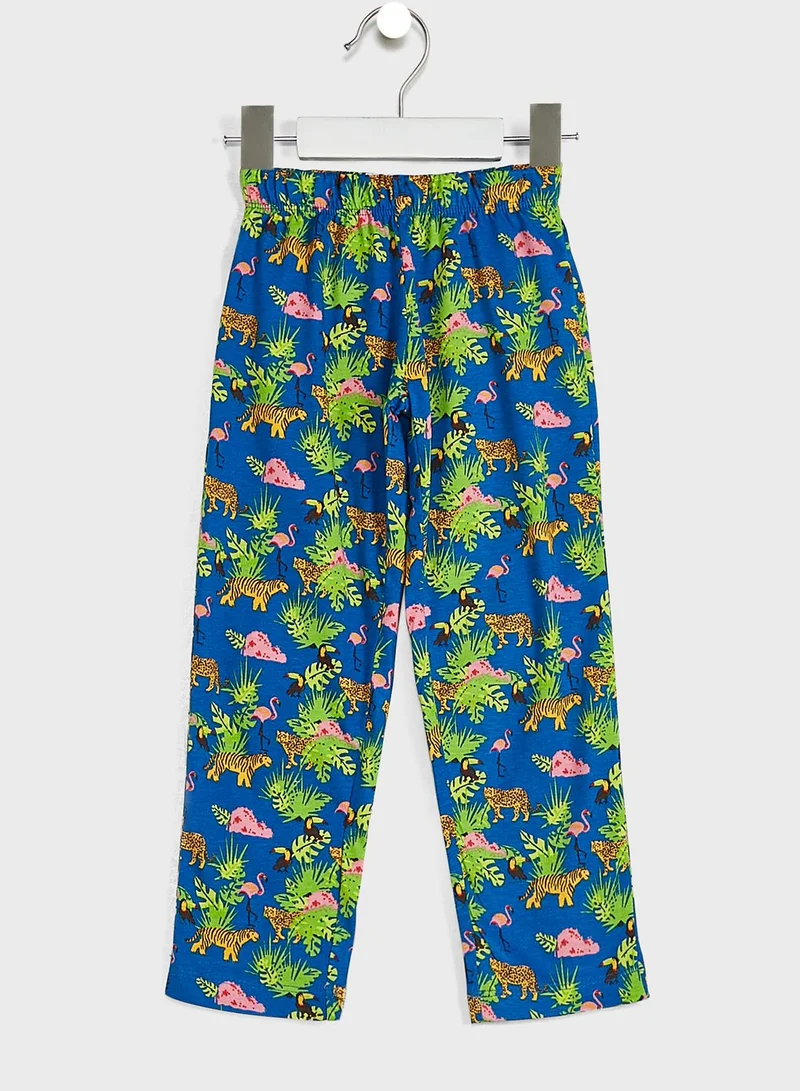 Pinata Boys All Over Printed T-Shirts And Pyjama Sets