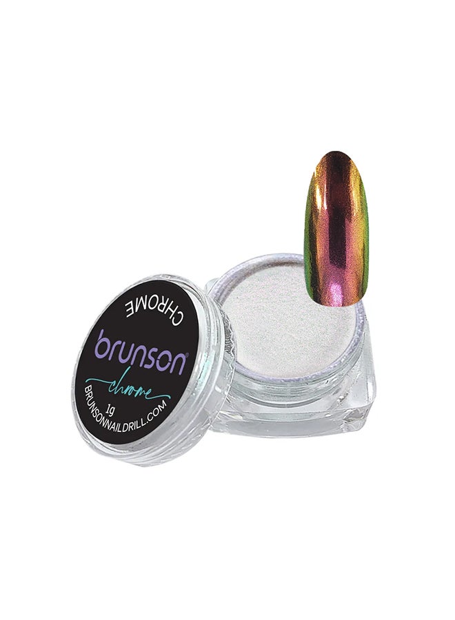brunson Chrome Mirror Metallic Holographic Effect Art Decoration Manicure Pigment Nail Powder GH381s
