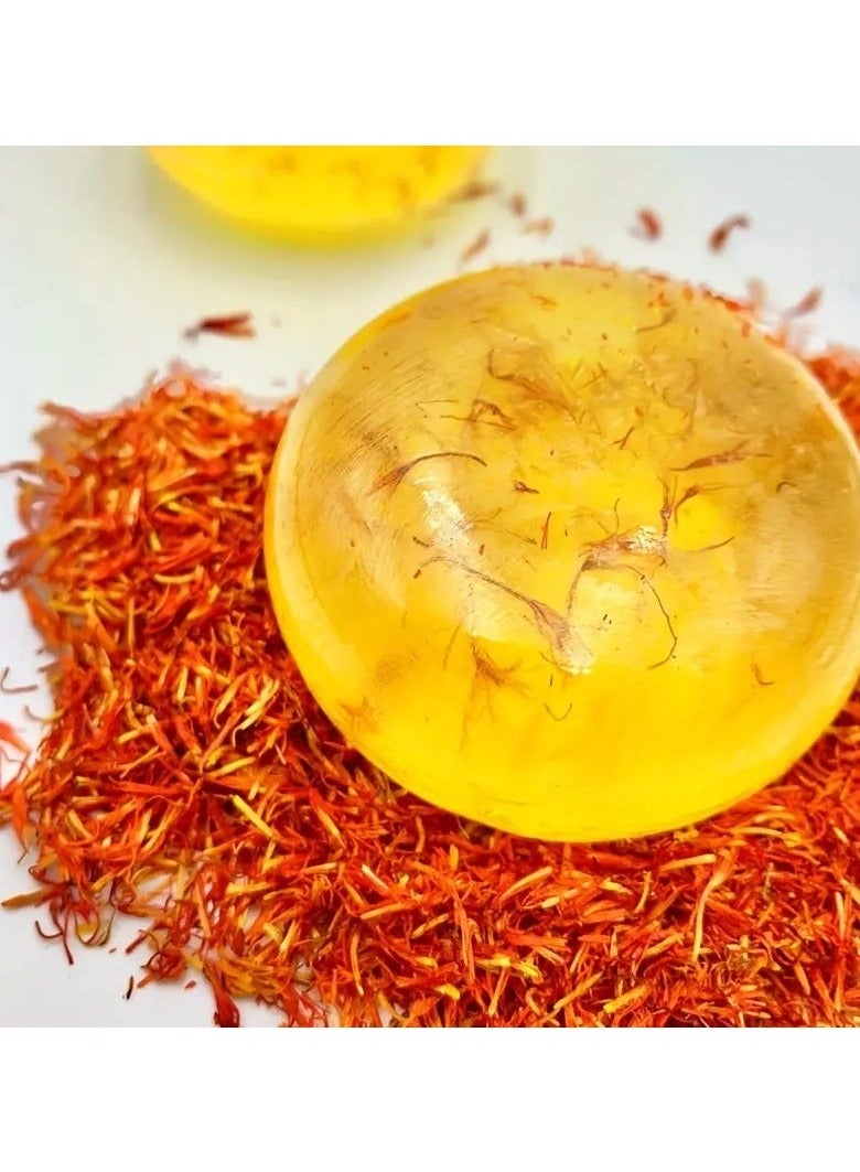 Ucanbe Luxurious Saffron Handmade Soap - Deep Cleansing, Moisturizing, and Nourishing Body and Face Soap for Soft, Radiant Skin - Gentle Oil Removal, Suitable for All Skin Types  - Image 1