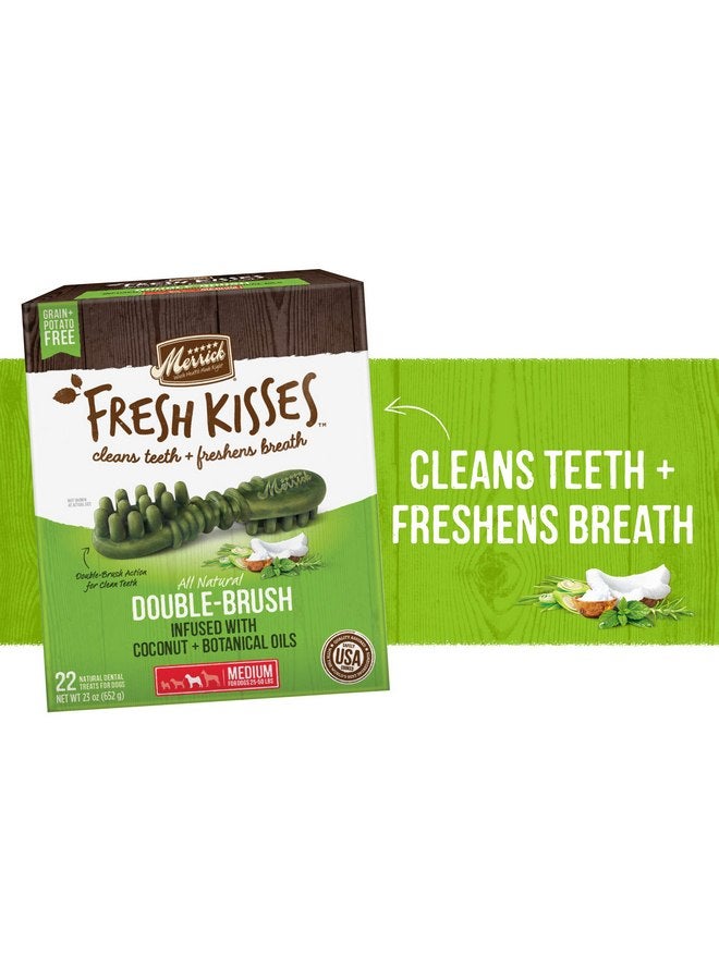 Merrick Fresh Kisses Natural Dental Chews Infused With Coconut And Botanical Oils For Medium Dogs 25-50 Lbs - 22 ct. Box - Image 2
