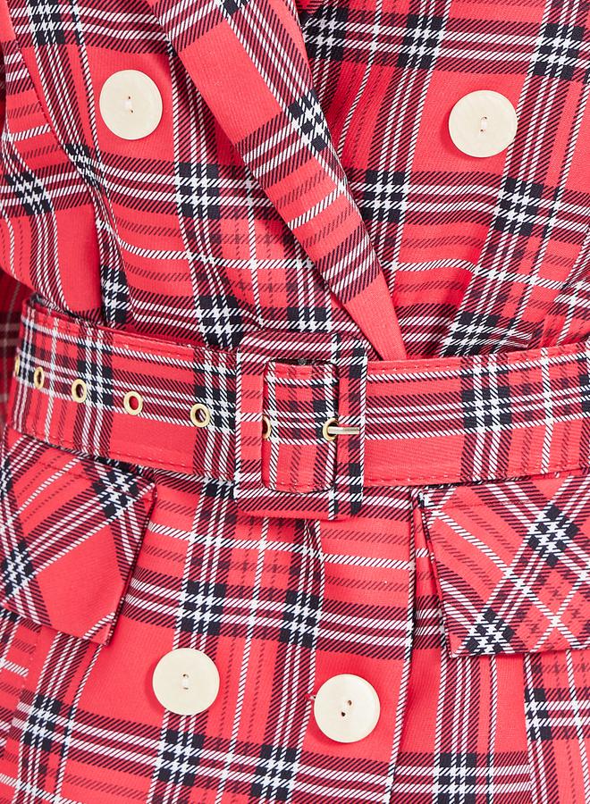 Styli Plaid Blazer Dress  - Image 3