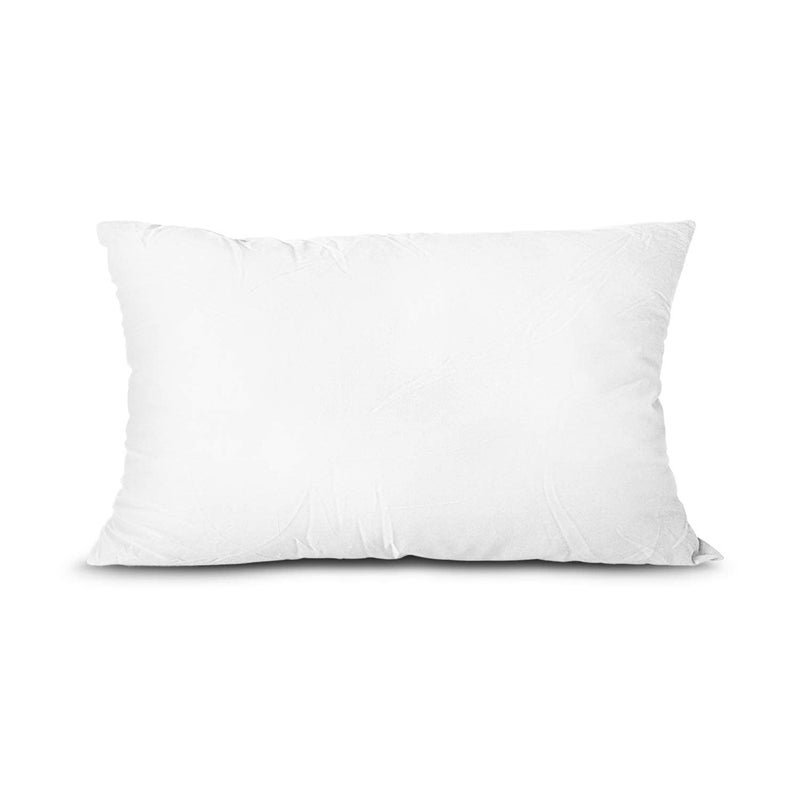 EDOW Throw Pillow Insert LightweightSoft Polyester Down Alternative Decorative Pillow Sham Stuffer Machine Washable White 12x20