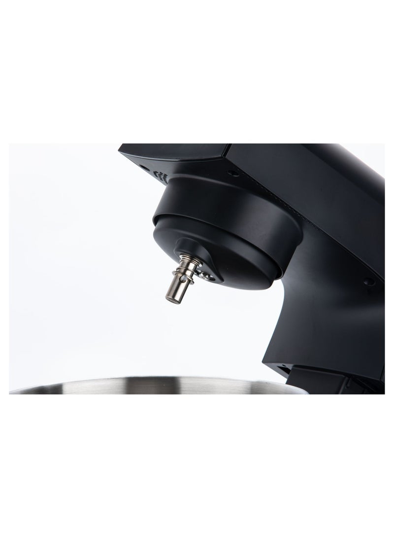 دوتس خلاط كهربائي، دوتس 800 واط، وعاء من الفولاذ المقاوم للصدأ سعة 5 لتر، 10 إعدادات للسرعة، تصميم أنيق للخبز والخلط والعجن متعدد الاستخدامات، مثالي للخبز - FMS109P52 - أسود - Image 5