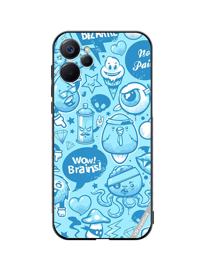 VR CREATIVE Protective Case Cover For Realme 9i 5G Cold Street Art Design Multicolour - Image 1