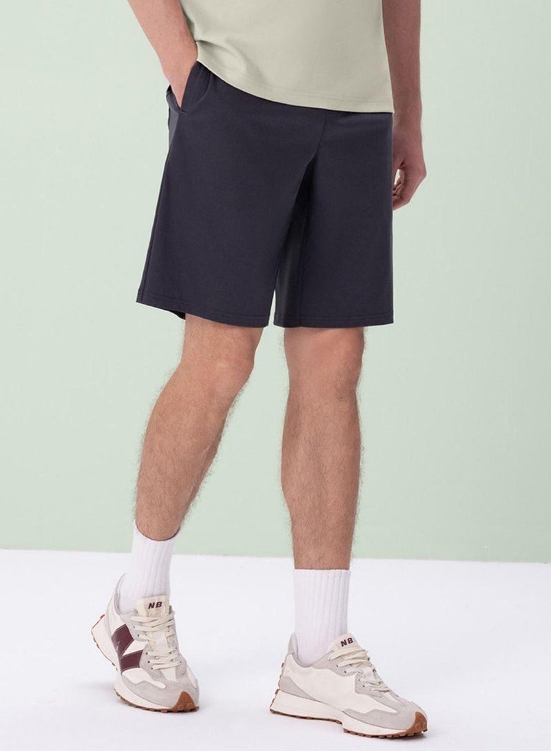 GIORDANO Men's Liquid Touch Fine Interlock Shorts - Image 1