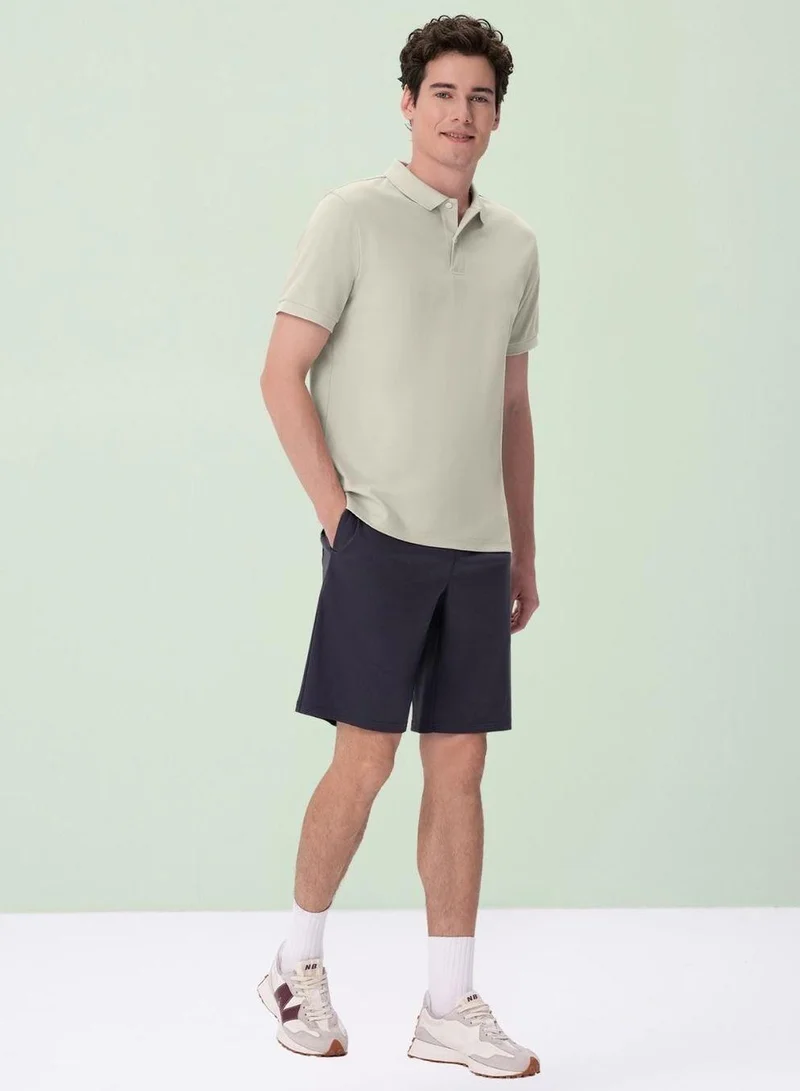 Giordano  Men's Liquid Touch Fine Interlock Shorts for Men | Best Price UAE