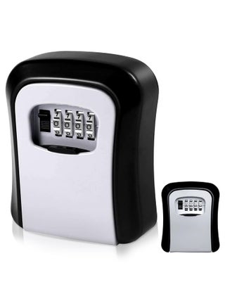 SULIVES Key Safe Wall Mounted Heavy Duty Lock Box for IndoorOutdoor Use Police Approved 4Digit Combination Code Weatherproof and Waterproof Secure Key Storage Solution - pzsku/ZFCCBBDD11310712DB219Z/45/1746637679/3fc346a8-cdb1-4b2c-8098-afbcc41000f1