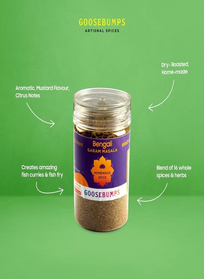 Goosebumps Bengali Garam Masala |100% Natural Ingredients | Artisanal & Authentic | Vegan Spice | No Bulking Agent, artifical colours or preservatives used | 90 GMS - Image 3