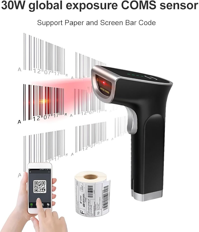 Fronix FB1300W 2.4GHz Wireless Barcode Scanner (Barcode & QR Code) in 2D and 1D Both Wireless and Wired (Rechargeable) Linking | Induction Scanning with Integrated Lighting | - Image 4