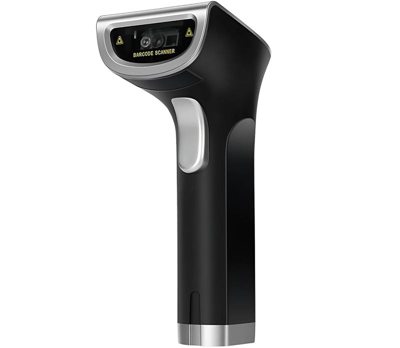 Fronix FB1300W 2.4GHz Wireless Barcode Scanner (Barcode & QR Code) in 2D and 1D Both Wireless and Wired (Rechargeable) Linking | Induction Scanning with Integrated Lighting | - Image 1