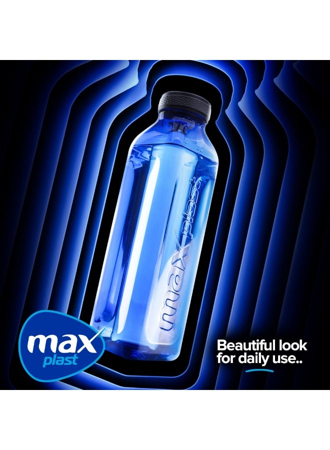 ماكس بلاست زجاجة مياه ماكس كربون من بلاست، بلاستيك  650ML - Image 2