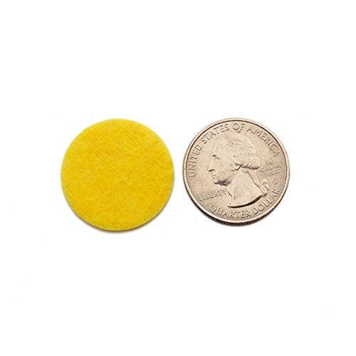 Playfully Ever After 1 Inch Yellow 100pc Stiff Felt Circles - Image 2