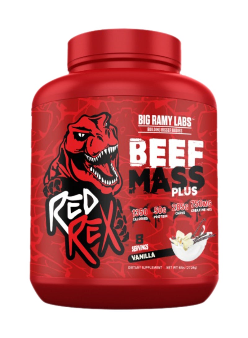 RED REX لحم بقر ماس بلس فانيليا 6Lb - Image 1