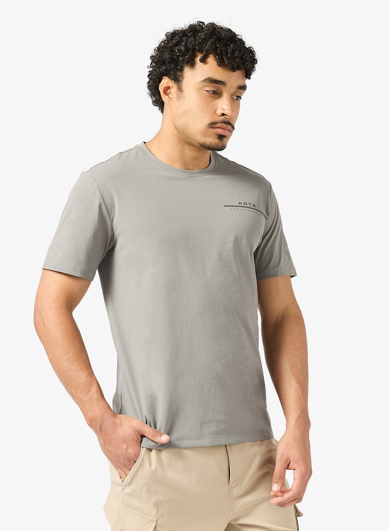ANTA Fast-Dry Performance Cotton Tee/Liren™ T-Shirt/Fast-Dry Performance · Soft Cotton Feel · Flexible Comfort - Image 1
