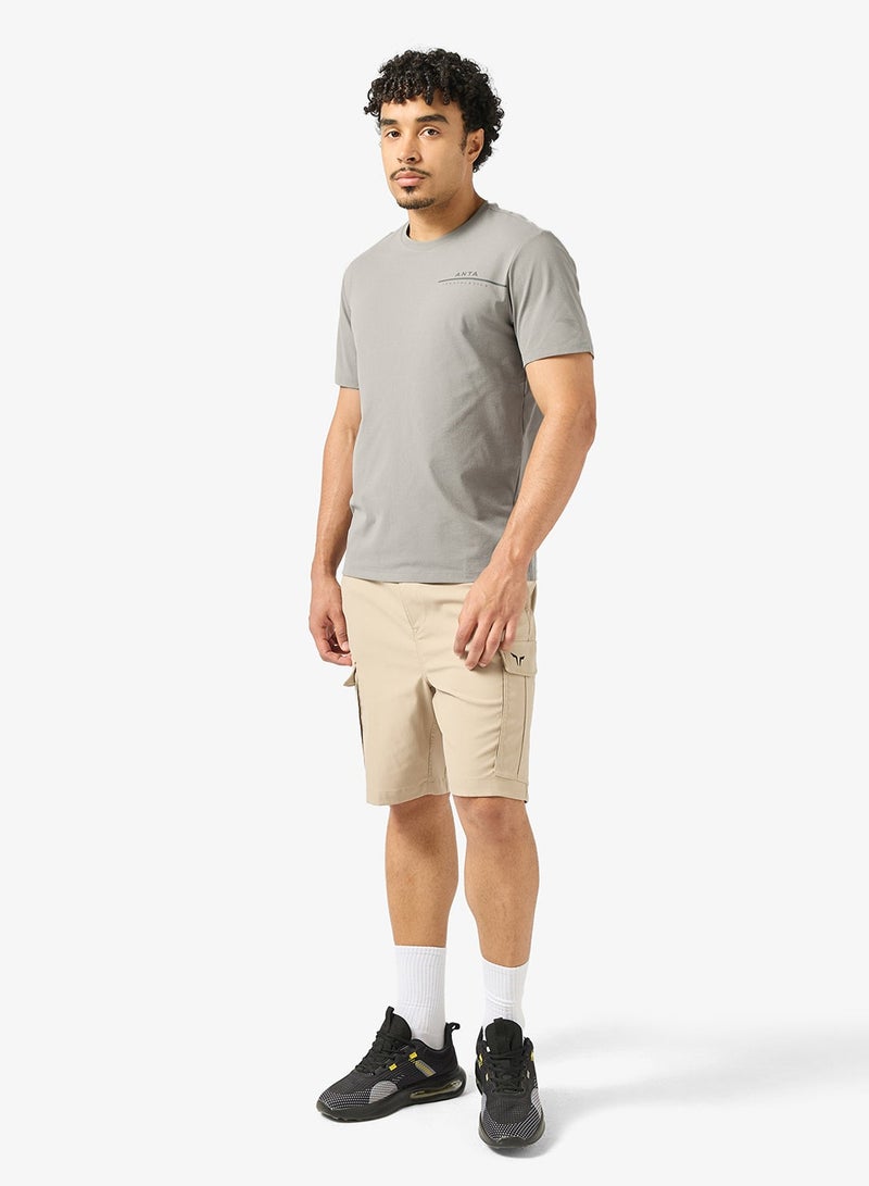 ANTA Fast-Dry Performance Cotton Tee/Liren™ T-Shirt/Fast-Dry Performance · Soft Cotton Feel · Flexible Comfort - Image 4