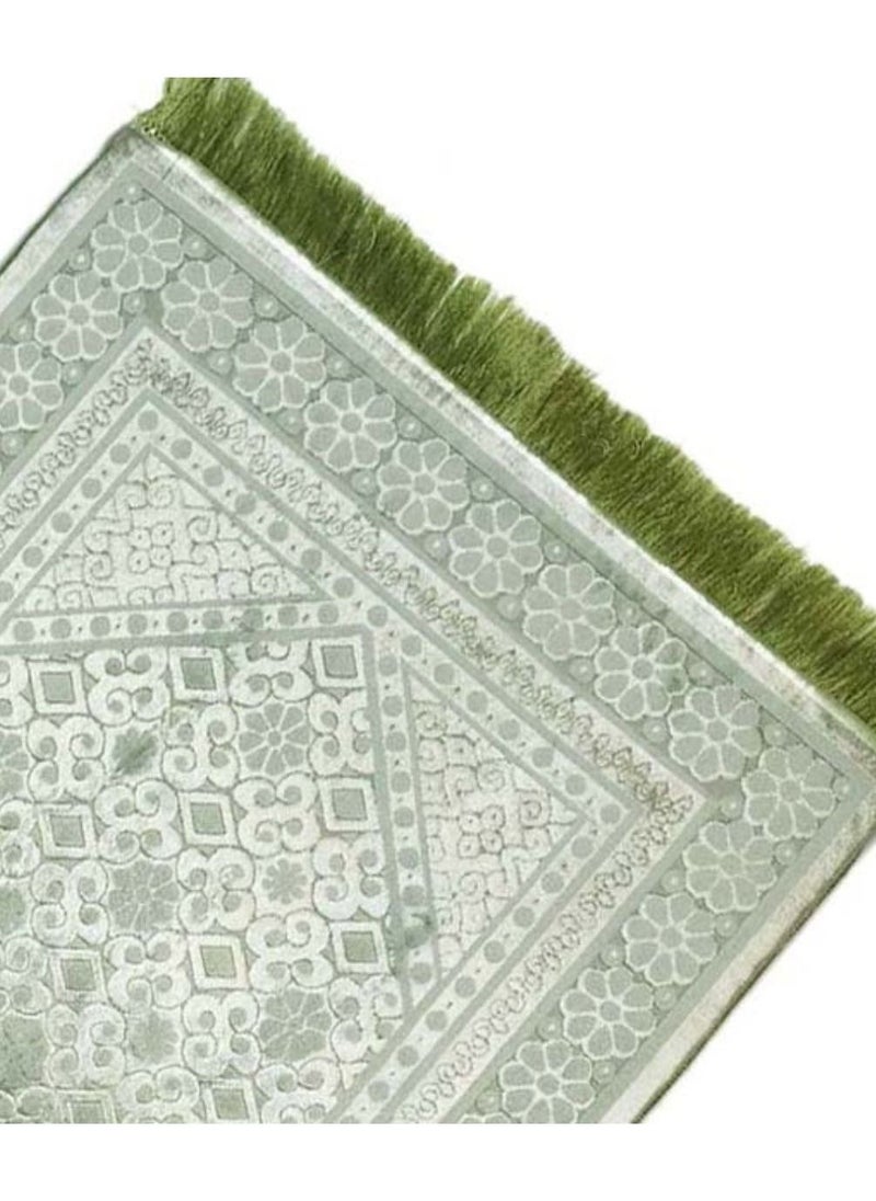 Museum Museum Memory Foam Prayer Mat Dana. Velvet Comfortable Prayer Rug. Elegant Essential Design Sajadah with Foam.  - Image 5