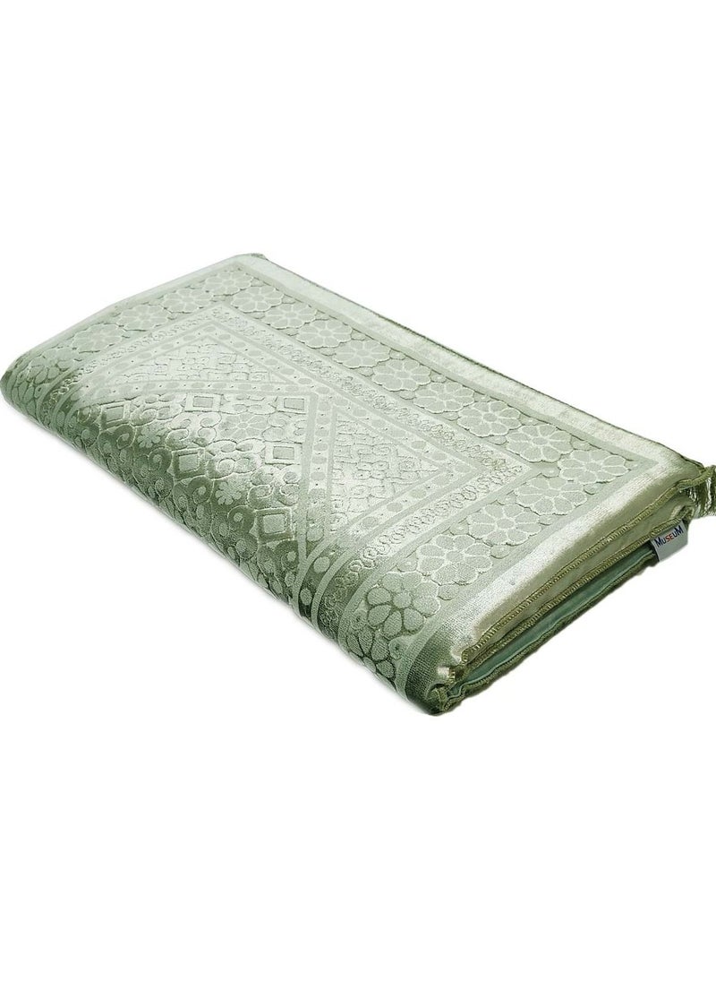 Museum Museum Memory Foam Prayer Mat Dana. Velvet Comfortable Prayer Rug. Elegant Essential Design Sajadah with Foam.  - Image 2