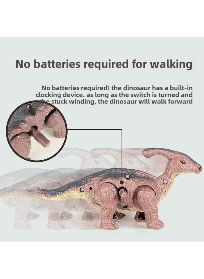 Boxed Chain Dinosaur Toys Suit Children's Gift Wind Can Walk Simulation Dinosaur Toys Wholesale-Color:Four-piece Dinosaur Set - Image 4