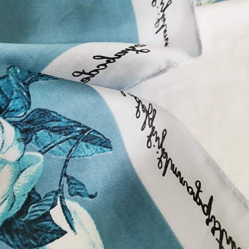FONYVE Silk Feeling Scarf Medium Square Satin Head Wrap for Women 27.5 inches - Image 3