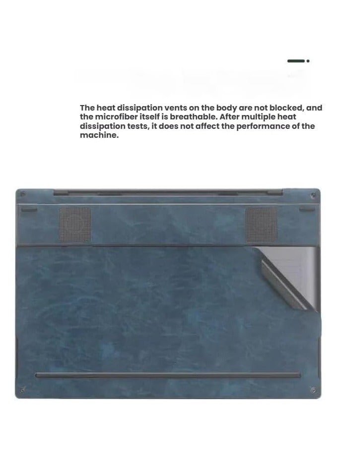 general Laptop Sticker Sleeve Compatible 15.3-inch Lenovo ThinkPad X9 15 Aura Edition 2025, Scratch Resistant Stickers 3-Sided Leather Laptop Film - Image 4