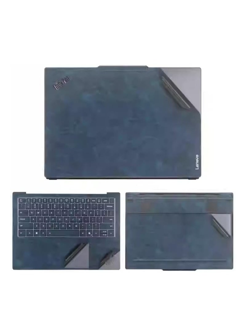 general Laptop Sticker Sleeve Compatible 15.3-inch Lenovo ThinkPad X9 15 Aura Edition 2025, Scratch Resistant Stickers 3-Sided Leather Laptop Film - Image 1