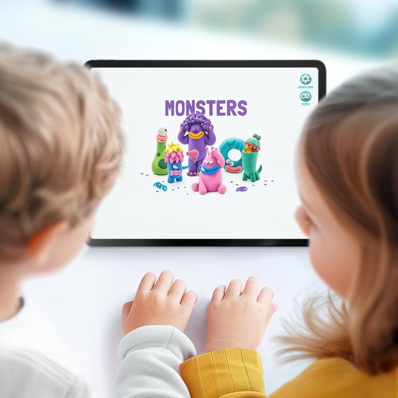 HEY CLAY -DIY Monsters: Terry, Pi, Bigwig Plastic Creative Modelling Air-Dry Clay For Kids 6 Cans - Image 3