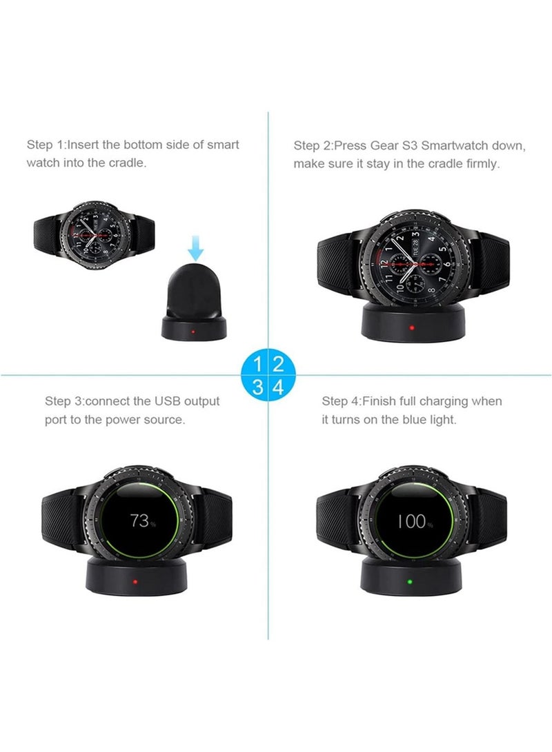 Samsung S3 Frontier / S3 Frontier LTE Smart Watch - Wireless Power Charging Charger Dock - Image 3