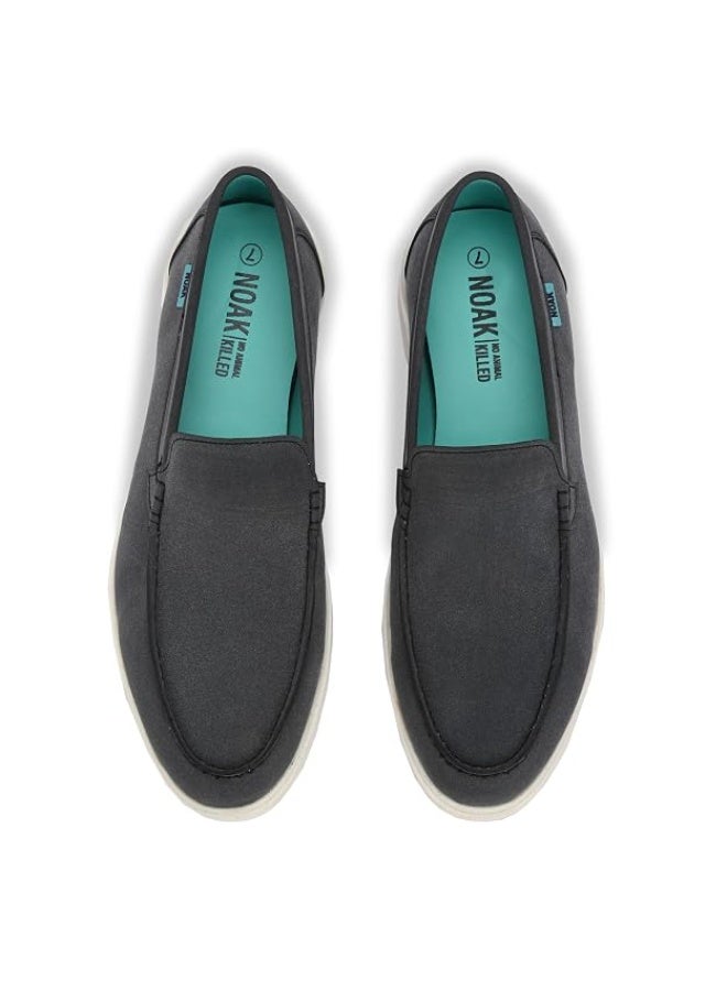 NOAK Organic Cactus Leather Loafer Casual Classic Slip-Ons Driving Loafer and Moccasins|Black|9 UK - Image 4