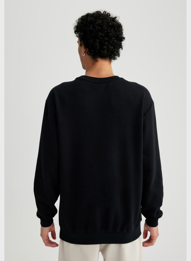 DeFacto Slogan Sweatshirt  - Image 3