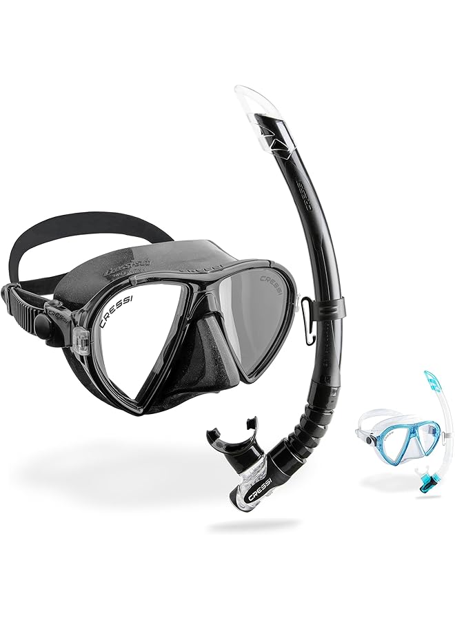 Cressi Ocean Vip Snorkeling Combo Set Italian Made - Image 1