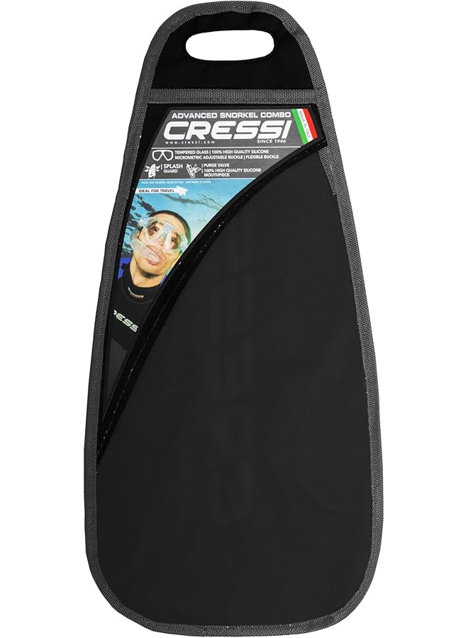 Cressi Ocean Vip Snorkeling Combo Set Italian Made - Image 4