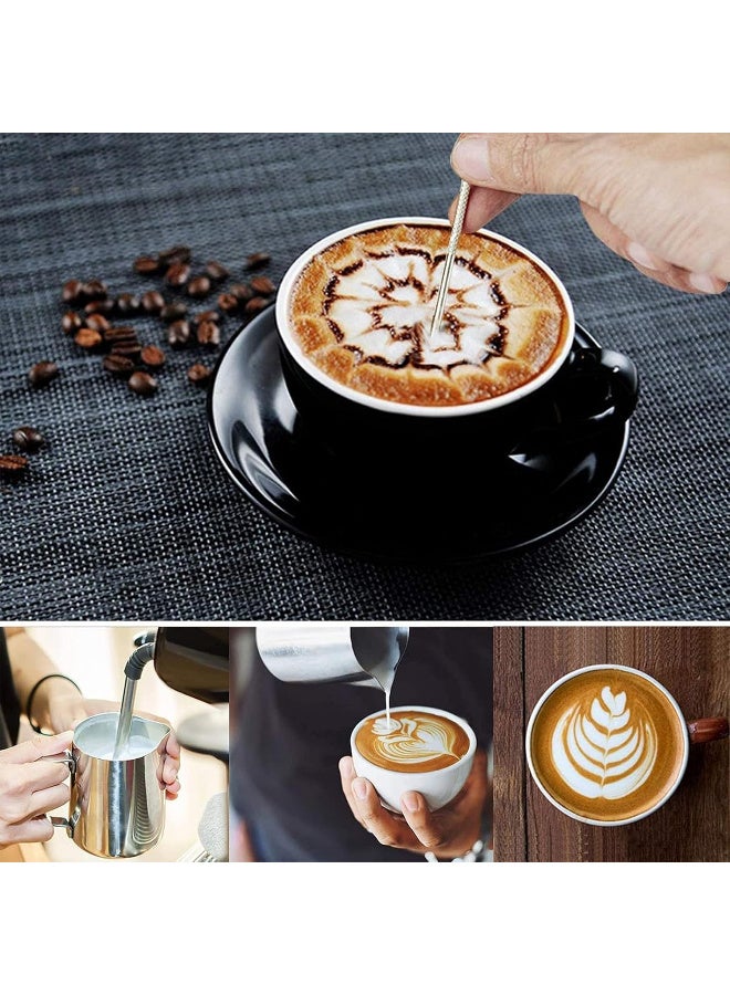 Stainless Steel Milk Frothing Pitcher for Coffee, Espresso, Latte, Cappuccino, Milk and Cream (550ml) - Image 5