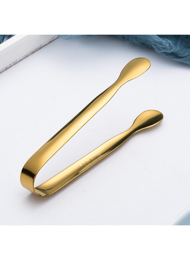 Mini Metal Tongs Small Serving Utensils for Parties Catering Tongs Kitchen Accessories for Serving Food, Ice, Sugar Cube, Salad, Toaster, Desserts