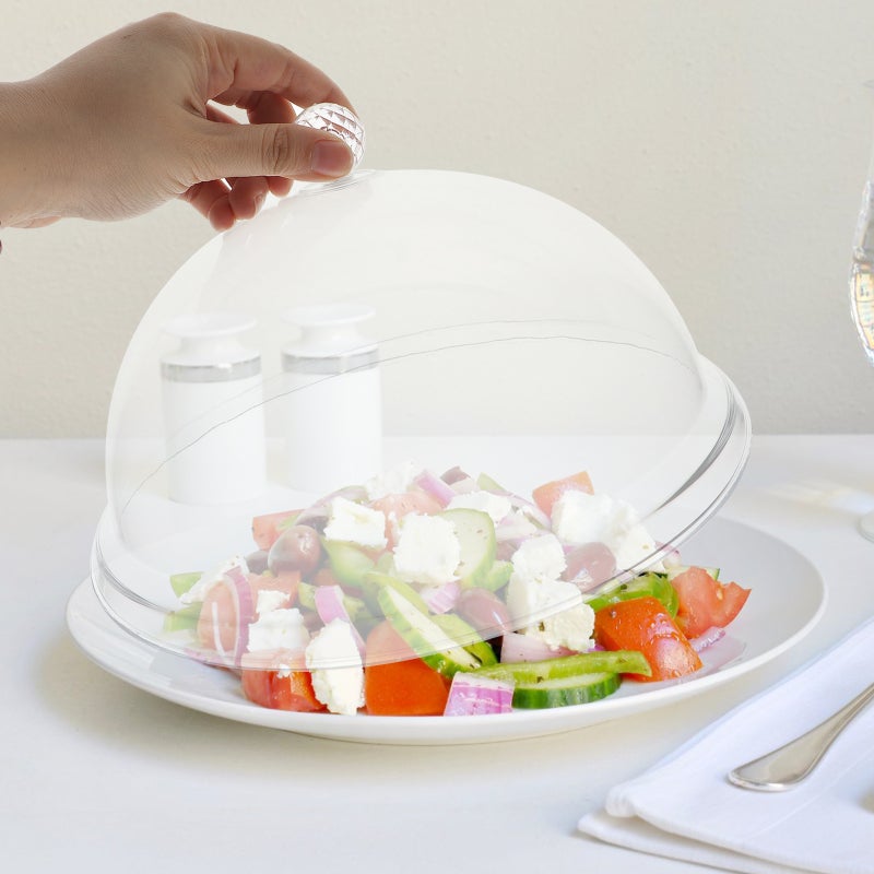 1Pc Round Shape Food Cover PVC Food Tent for Kitchen (Transparent Color) - Image 4