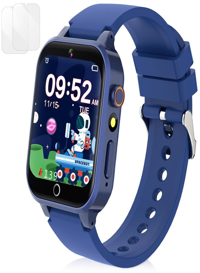 Zeacool Kids Smart Watch, Smart Watch Toys with 39 Games, Camera Video Recorder Music Alarm Calculator Calendar Pedometer Stopwatch Flashlight Gift Toys for 3-12 Years Old Boys and Girls (Blue) - Image 1