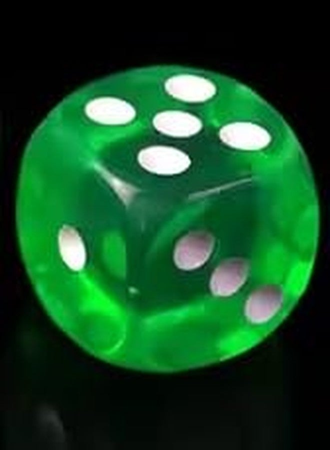 SANKET Six Sided 16mm Transparent Dice Available in Yellow & Green Colour Combo (2 Colour Dice Set) Pack of 50pcs - Image 4