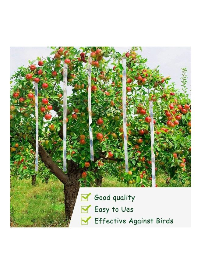 Loquat 2-Piece Bird Scare Reflective Tape Silver - Image 4