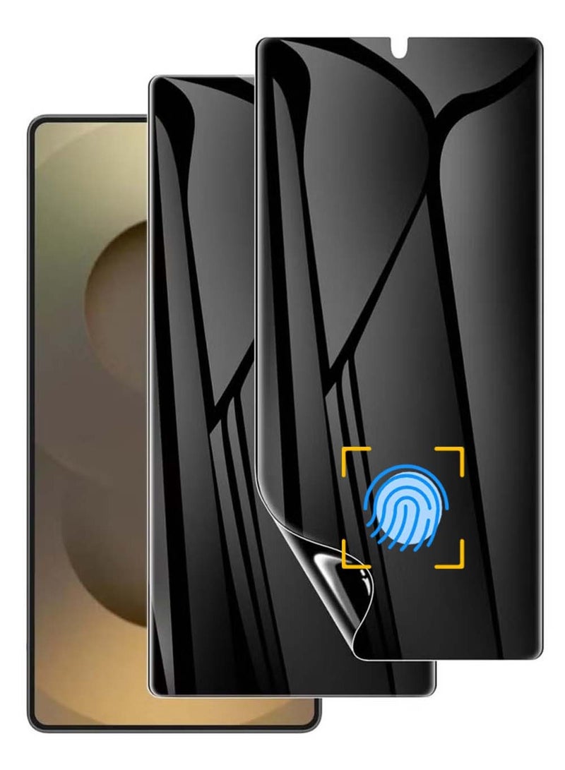 X-level 2 Pack for Samsung Galaxy S25 Ultra Privacy Screen Protector,[Like Original Fingerprint Unlock],Full Coverage Hydrogel Film  Anti-Spy Private S25 Ultra Film [Not Glass], Case Friendly, Scratch-Resistant, Sensitive Touch - Image 1
