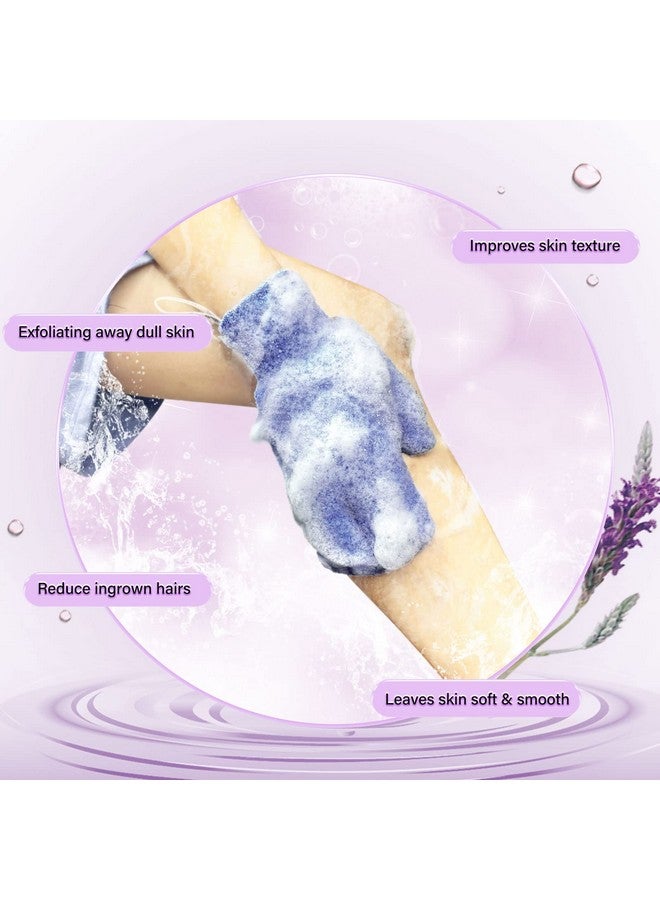 Evridwear Vridwear Shower Exfoliating Mitts Deep Cleanse Bathing Scrub Gloves Self Tan Scrubber Mitten Dead Skin Remover For Men And Women 1 Pair Heavy  - Image 5