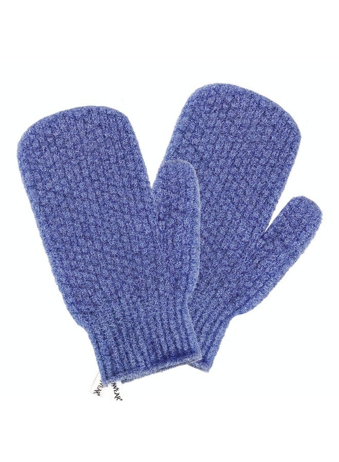 Evridwear Vridwear Shower Exfoliating Mitts Deep Cleanse Bathing Scrub Gloves Self Tan Scrubber Mitten Dead Skin Remover For Men And Women 1 Pair Heavy  - Image 2