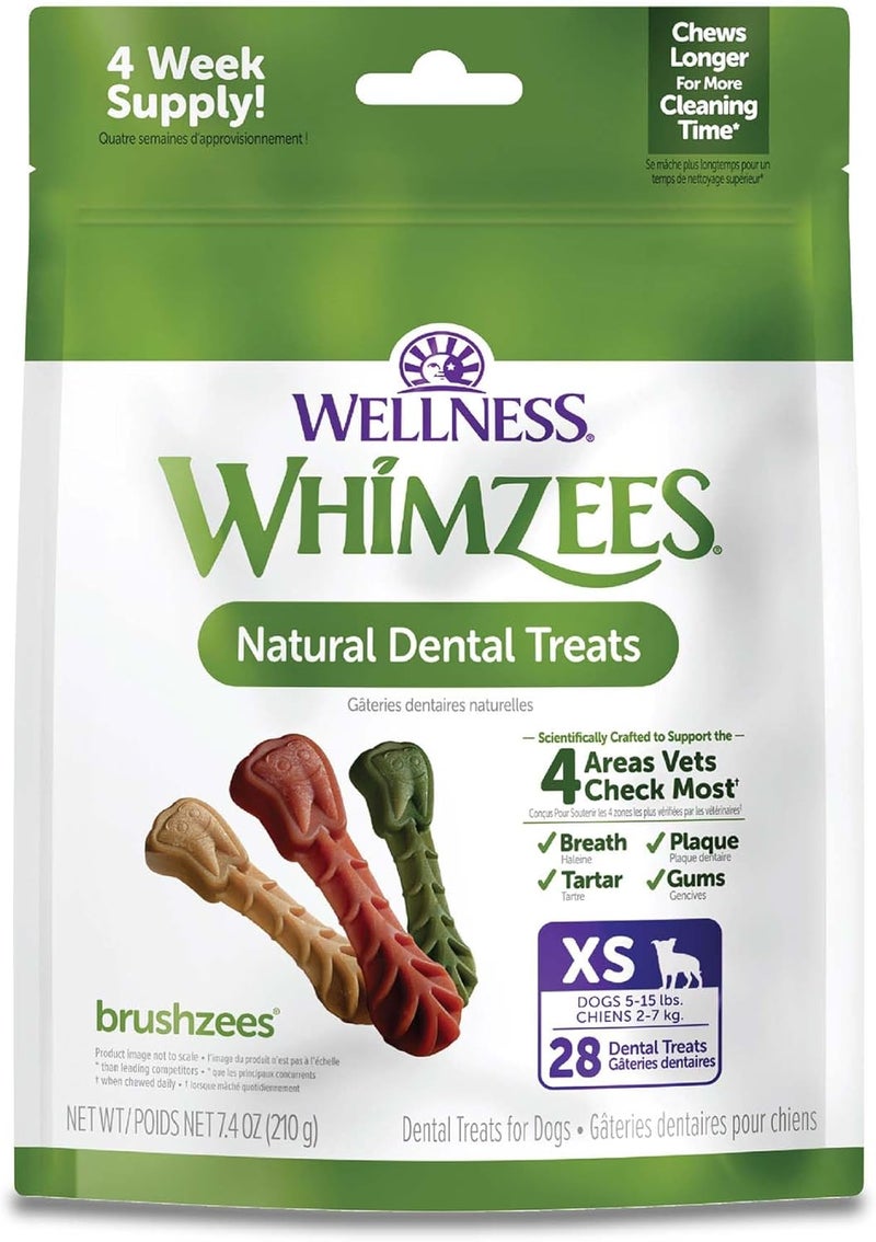 WHIMZEES Daily Use Pack Brushzees, Extra Small, Pack of 28 - Image 1