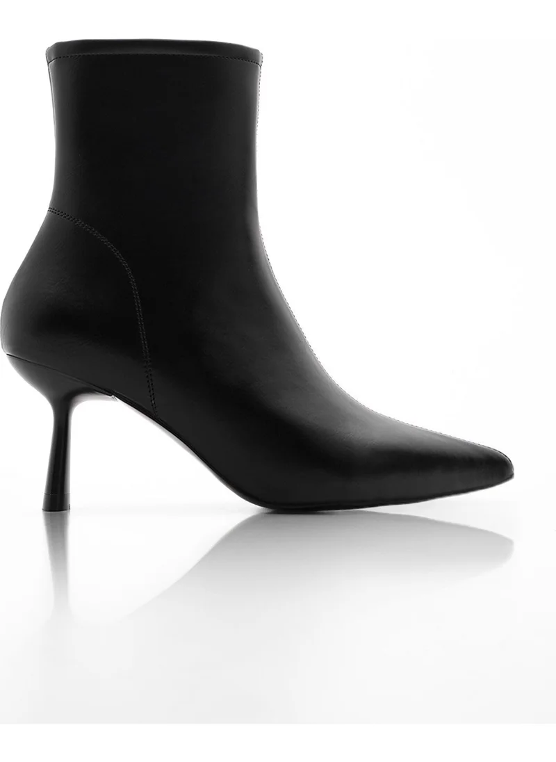 MARJIN Women's Heeled Boots Pointed Toe Goblet Heel Daily Classic Boots Tepon