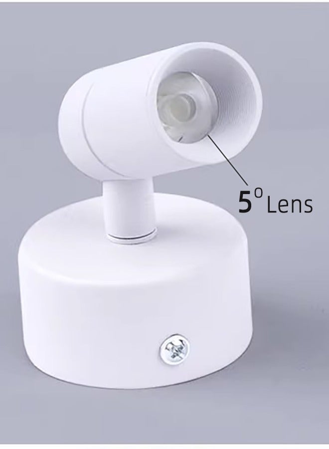 تركيبات مصابيح حائط LED حديثة بيضاء، إضاءة سقف مثبتة 3 وات، 360 درجة عاكس الضوء قابل للتعديل، مصابيح أرضية قابلة للضبط، إضاءة داخلية للنباتات، غرفة الطعام، المتجر، المتحف، المكتب، الصور - Image 4