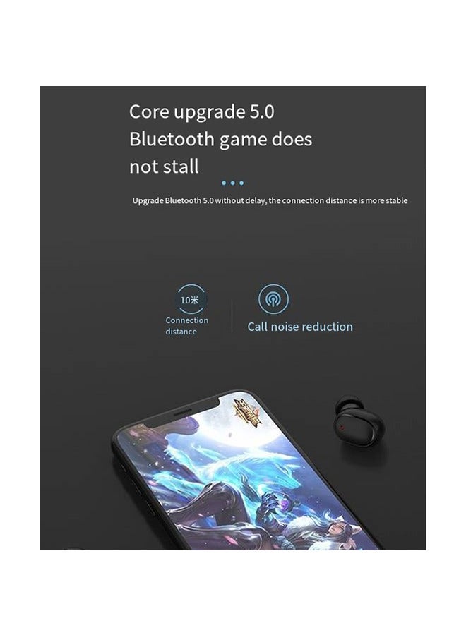 A6S TWS In-Ear Stereo Earbuds Headset With Mic And Auto Charging Box White - Image 4